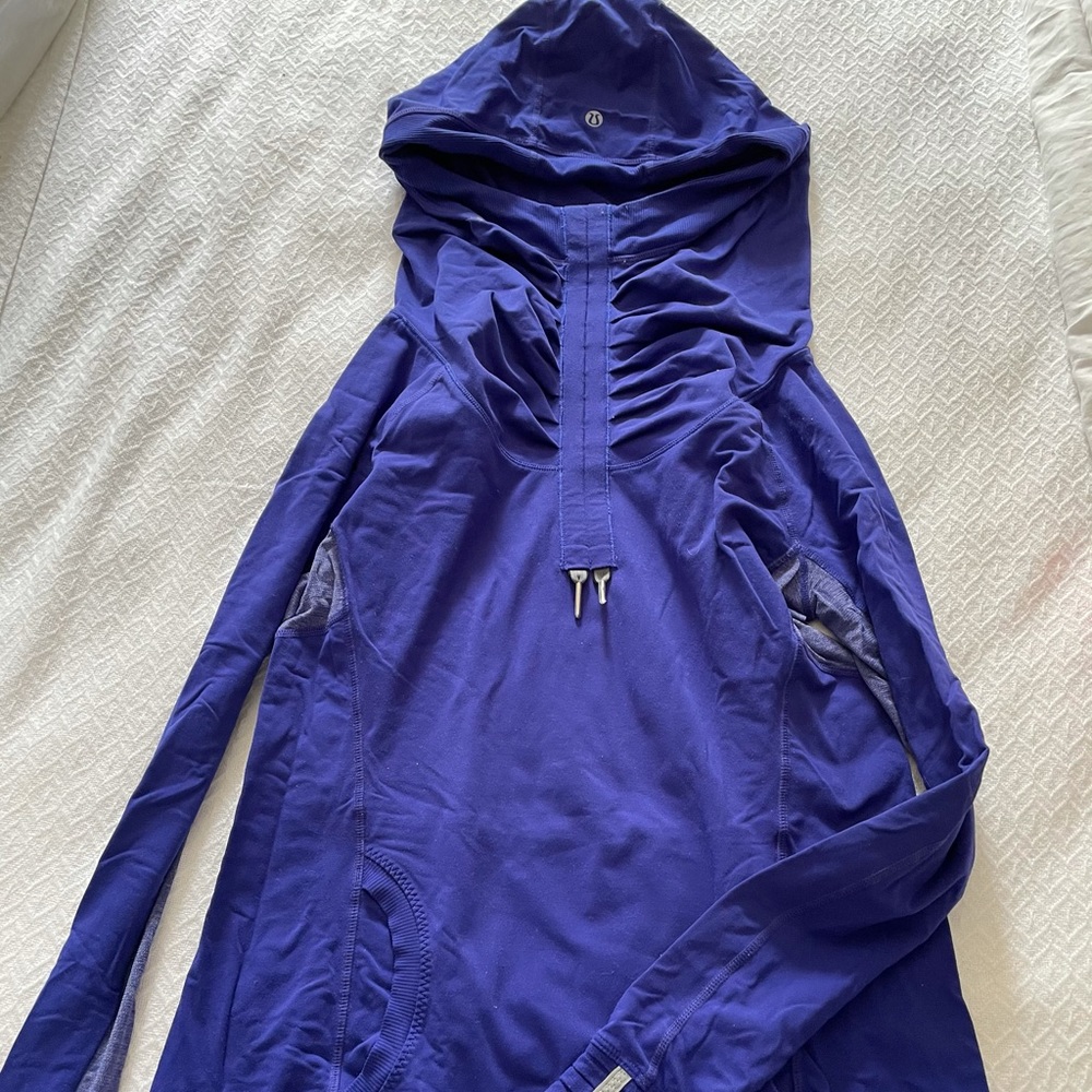 Lululemon Purple Sweatshirt with Back Pocket
